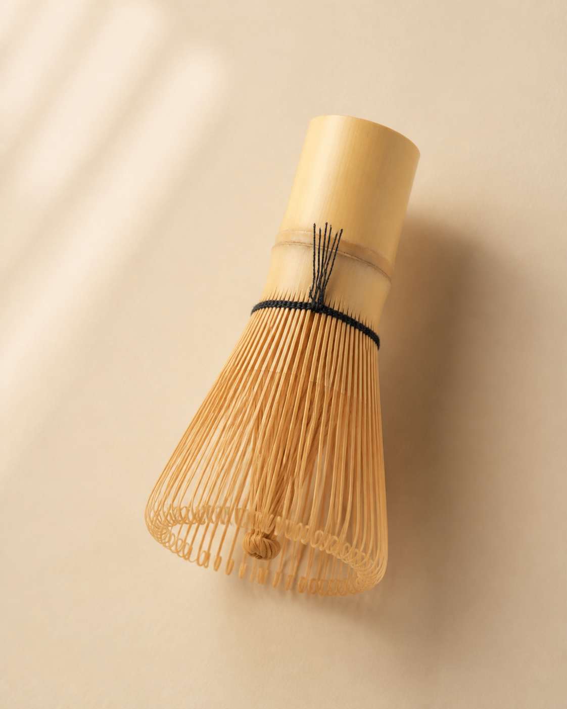 Three-piece matcha tools set with bamboo whisk, tea scoop, and tea spoon